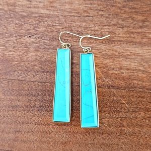Turqoise and Gold Earrings